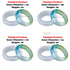 4 Pcs Bangle Resin Silicone Mould
